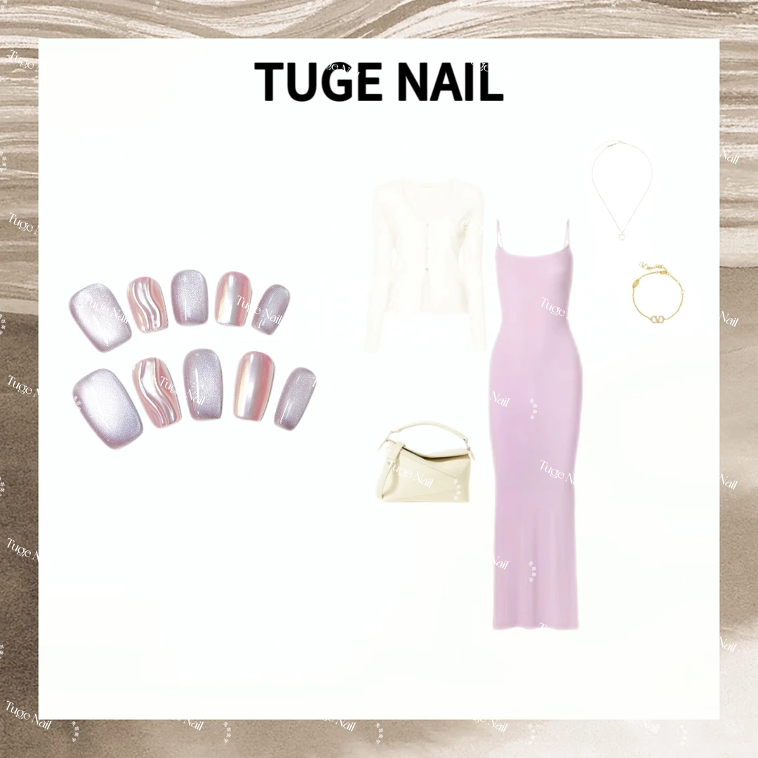 TugeNail【天天】 “宙斯" 春夏高级复古极简小众设计师款猫眼美甲