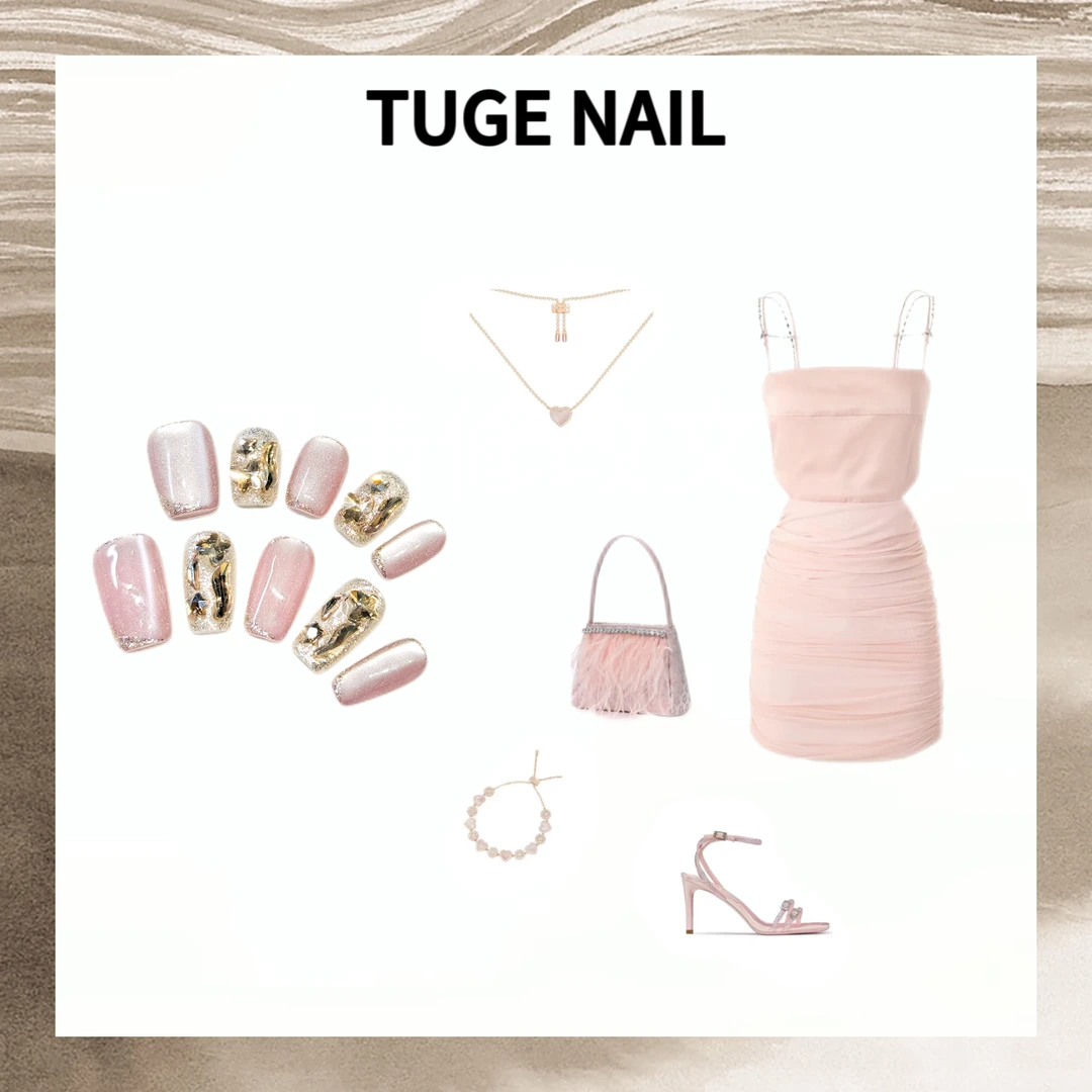 TugeNail “春晓”2025新款 秋冬氛围感显白猫眼美甲TGN117