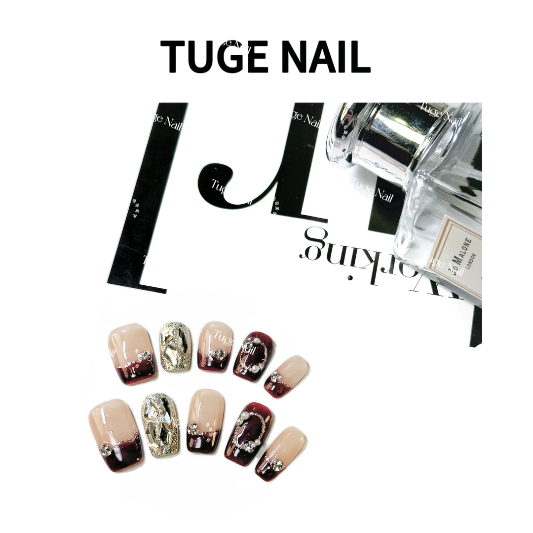TugeNail “万人迷”秋季美甲高级复古极简小众设计师美甲-77