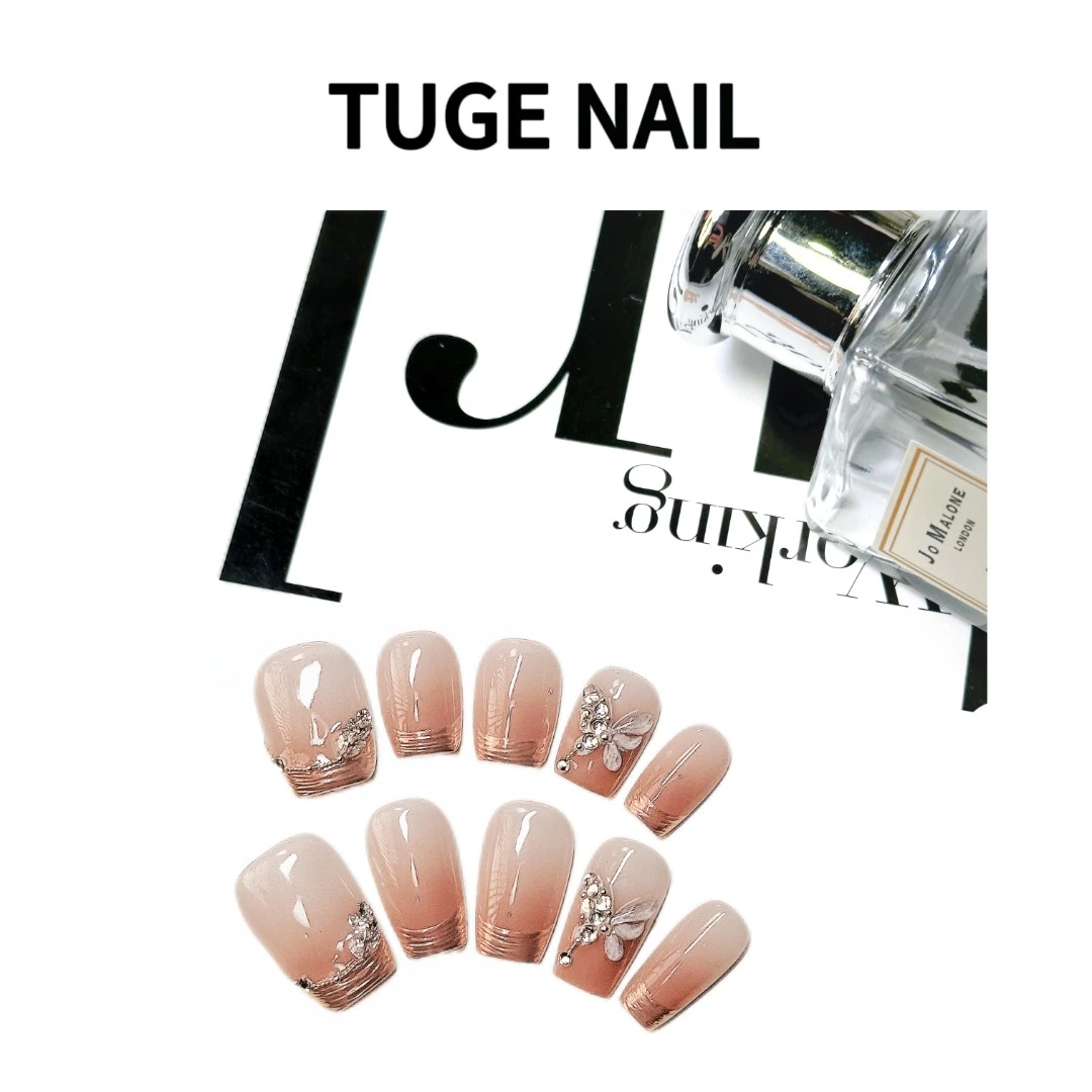 TugeNail 【六六】”茧“ 春夏轻奢穿戴式美甲纯手工制作显白设计师甲