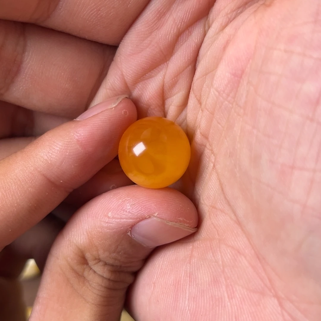 琥珀裸石未镶嵌蜜蜡焦皮料16.3