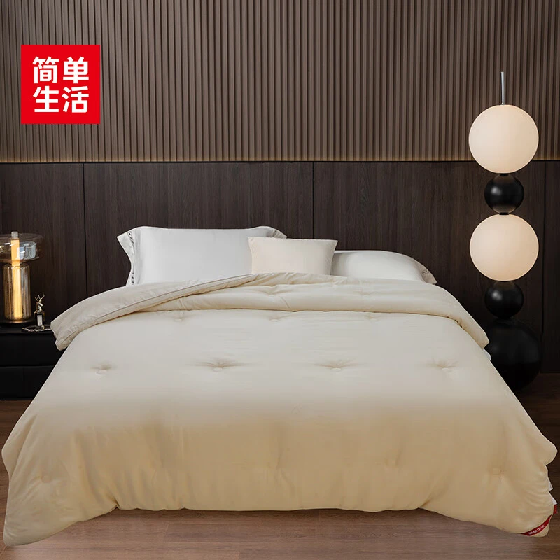 简单生活优品提花大豆冬被 4049