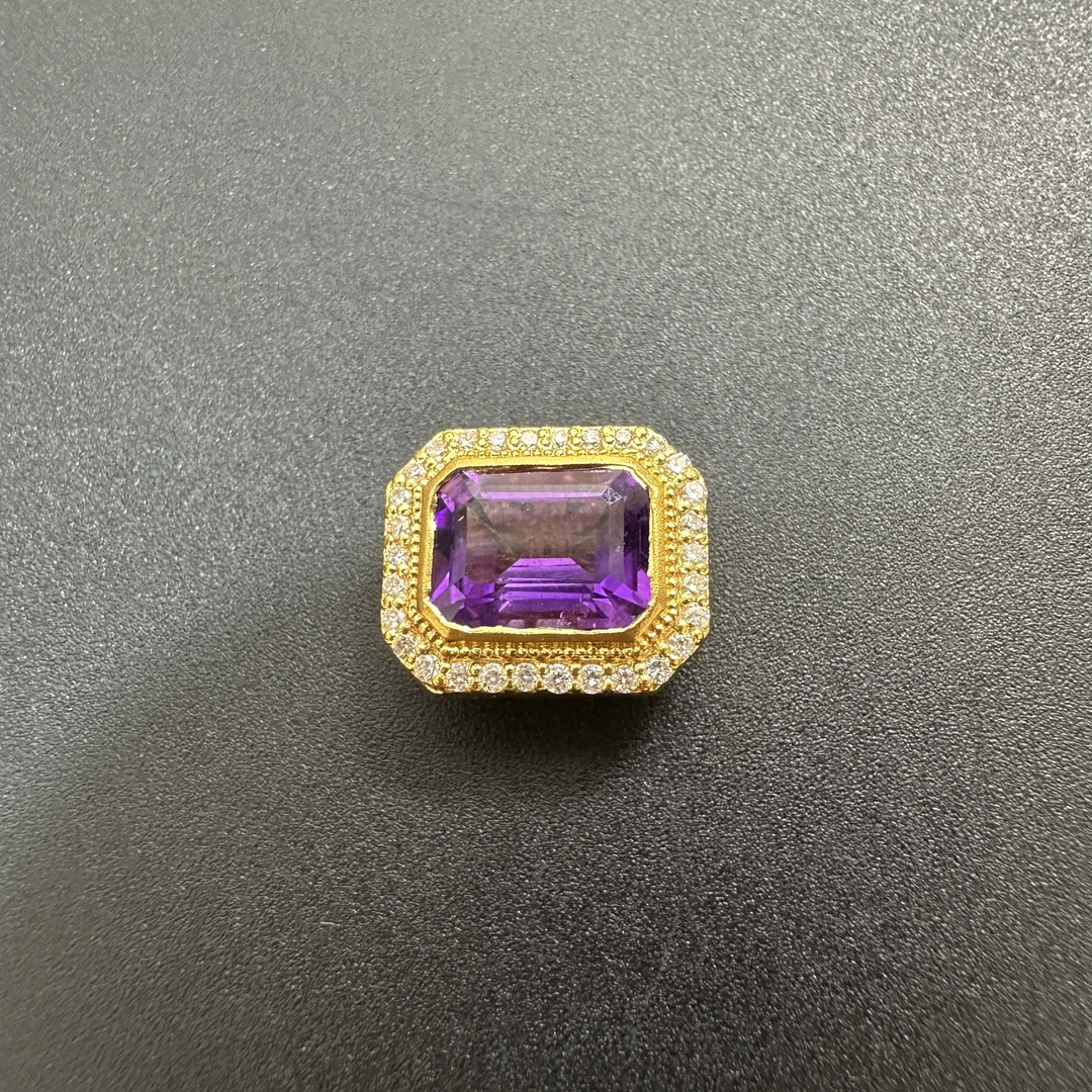 【梦之吻】足金999 手工篆刻素金 多宝 配件 可选择克重