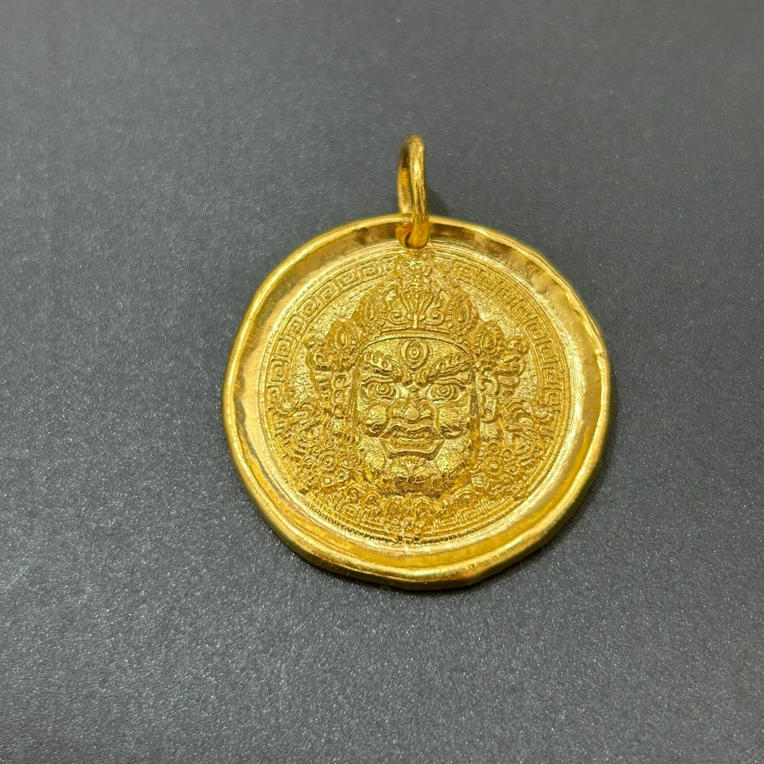 【梦之吻】足金999 篆刻素金吊坠 吊坠专拍 可选择克重