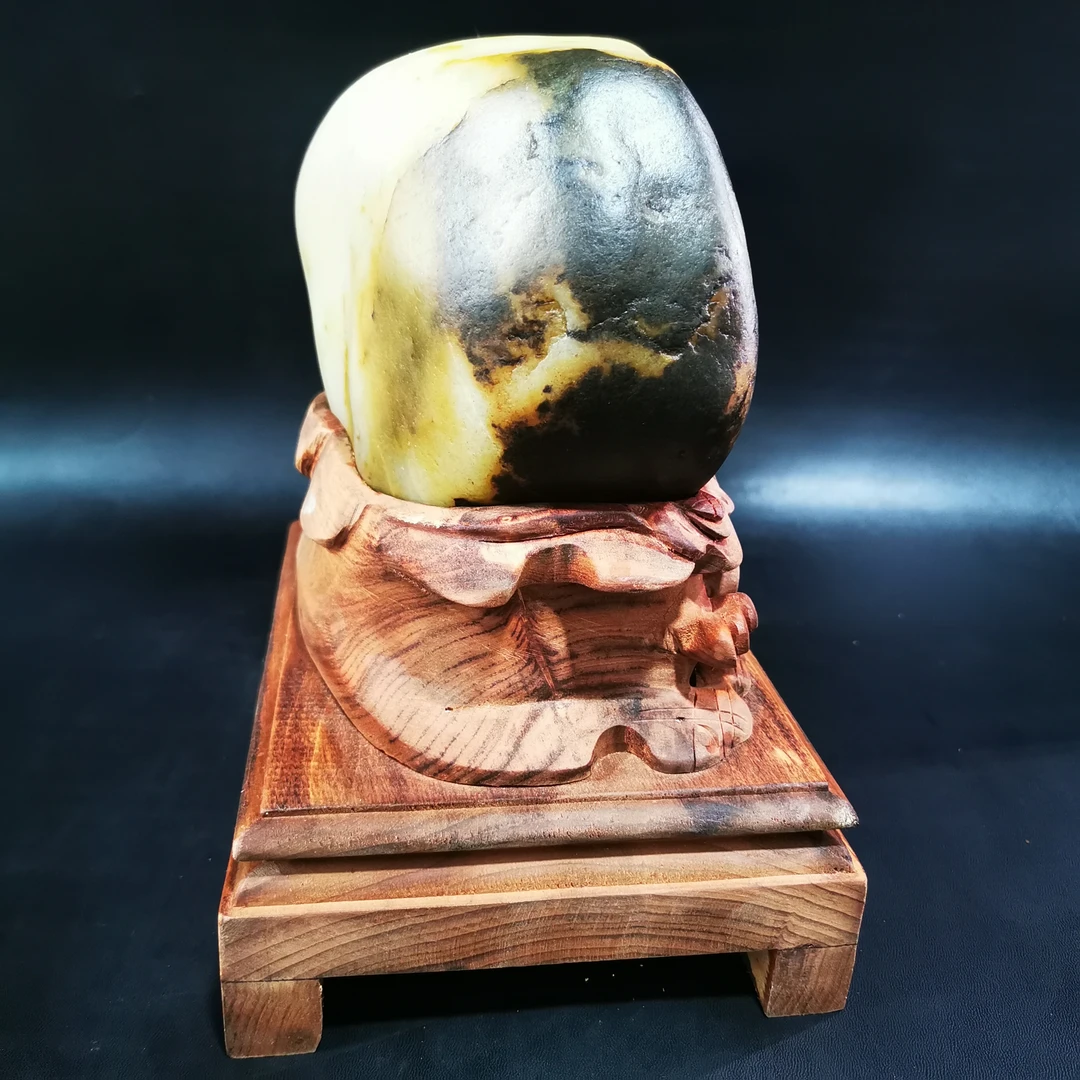 新疆额河奇石摆件观赏石画面石戈壁石天然画面石装饰摆件造型石