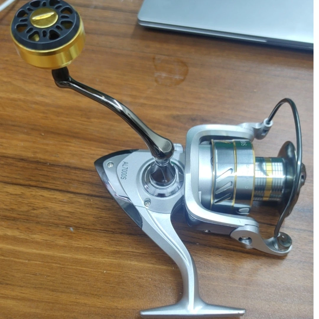 劲拔纺车轮金属摇臂路亚鱼轮正品渔轮海杆轮鱼线轮矶竿远投海竿轮