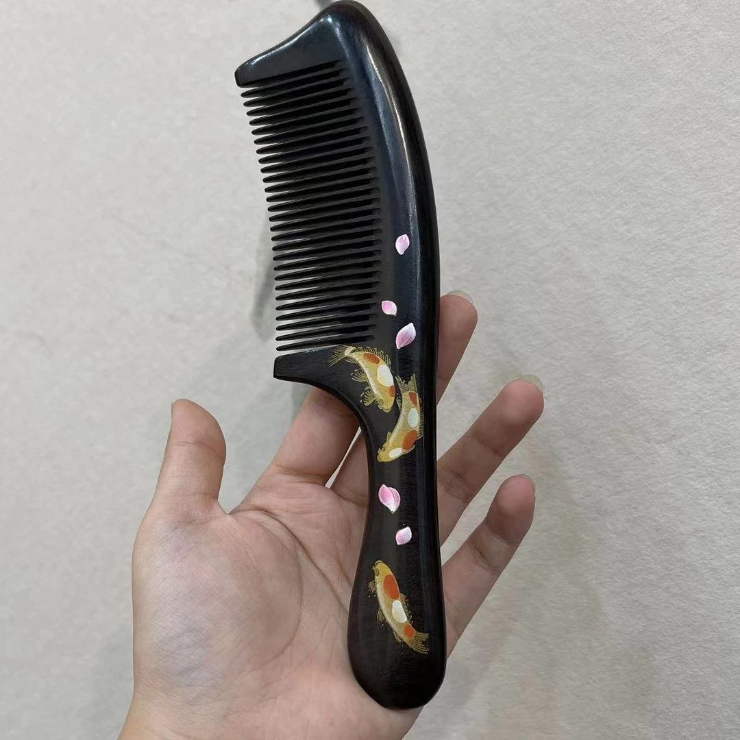 精品手绘梳子（多样性发货，拍一发一）