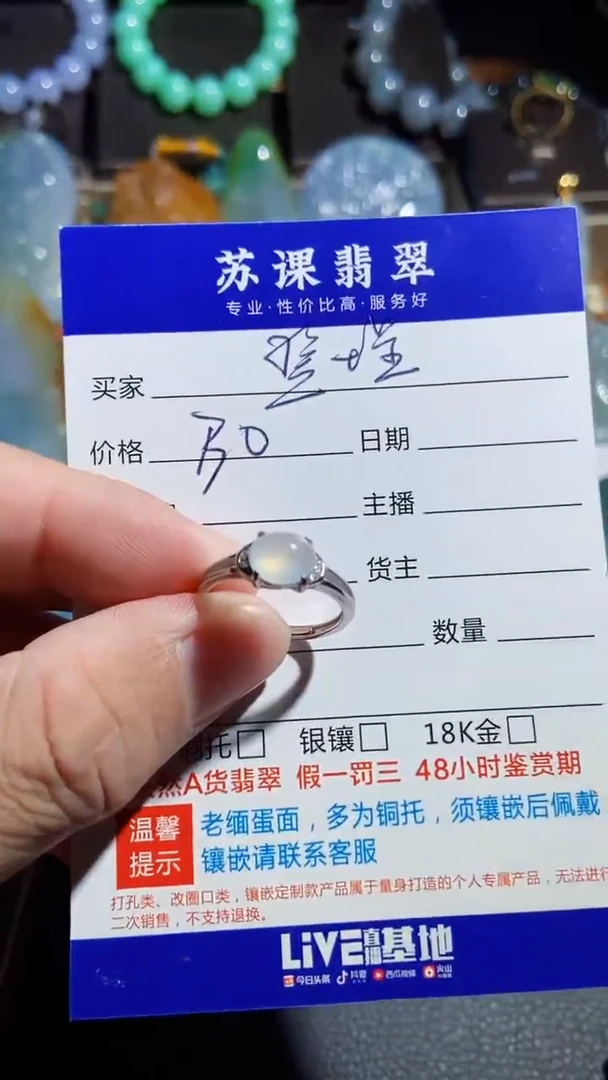 【闪购商品】翡翠颈饰未镶嵌1