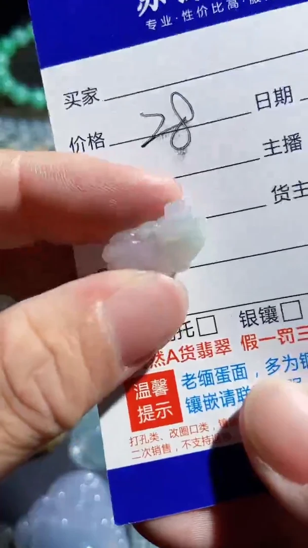 【闪购商品】翡翠颈饰未镶嵌1