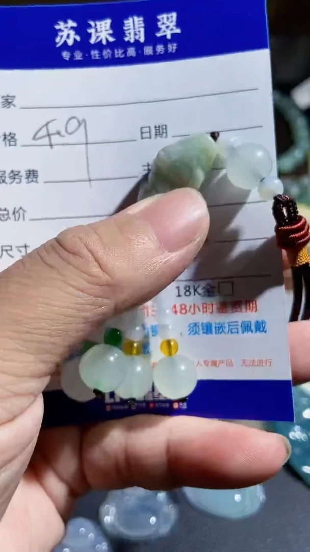 【闪购商品】翡翠颈饰未镶嵌1