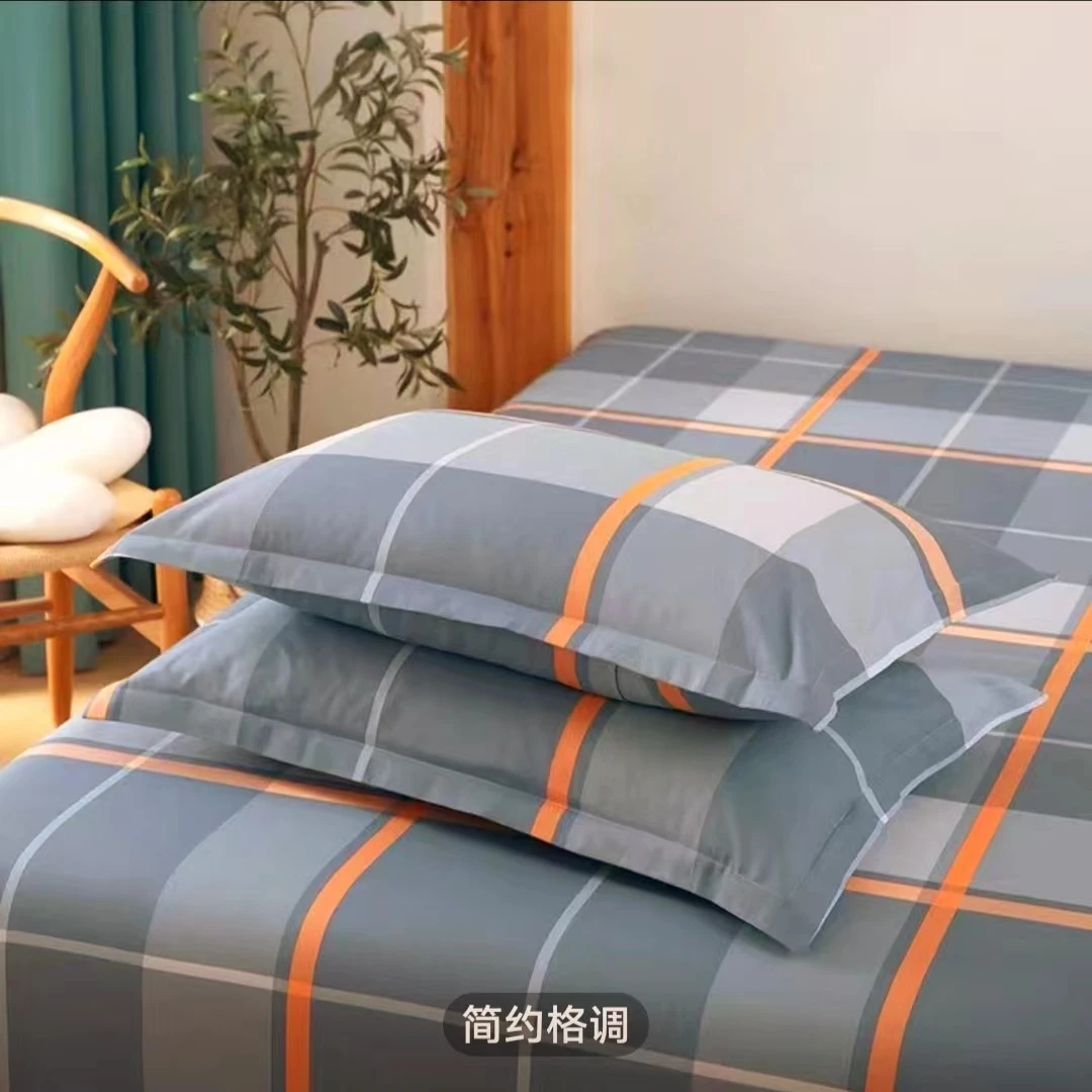 【3】棉布枕套枕头套加厚老粗布面料家用学生宿舍一对装成人枕头套.