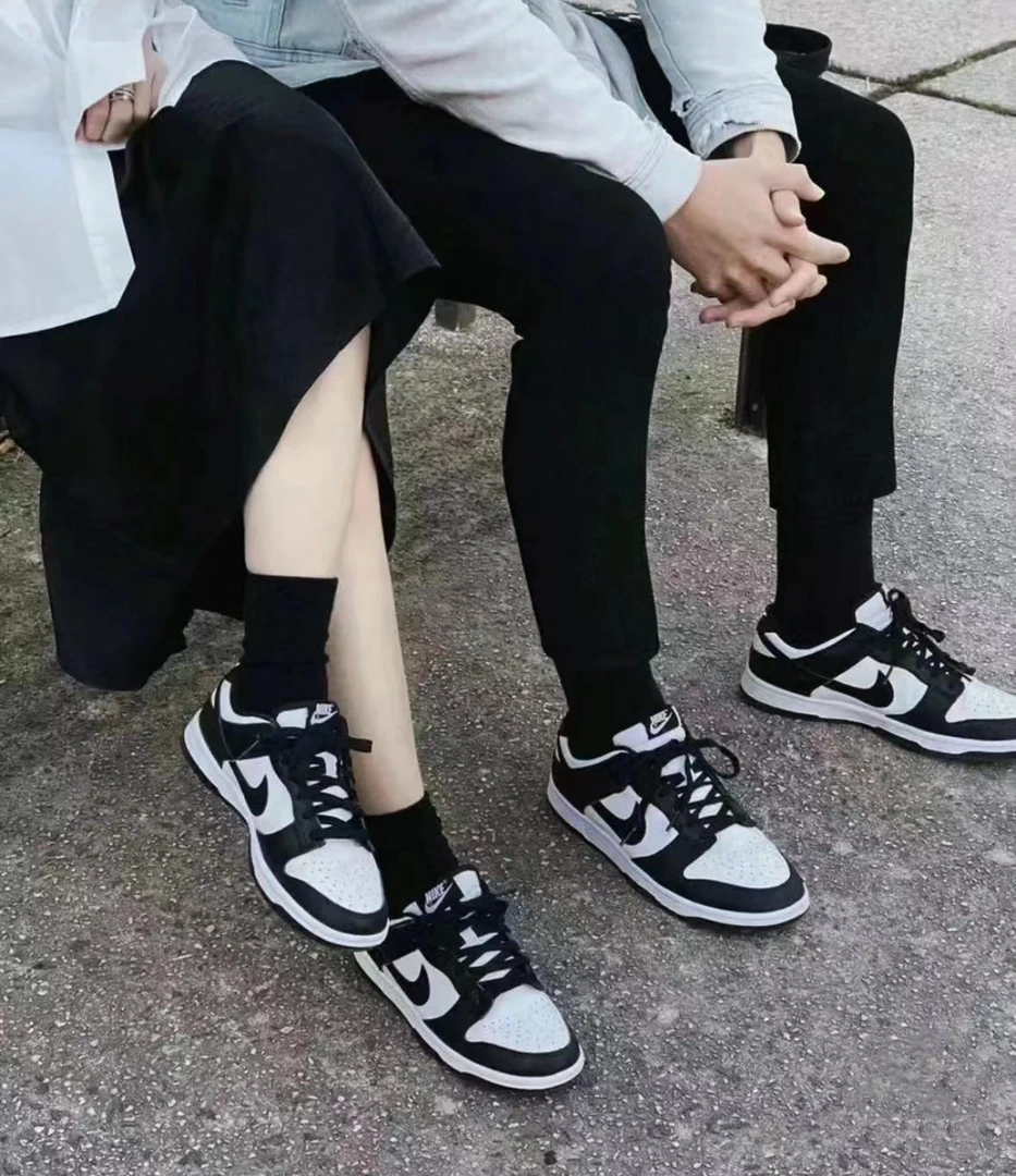 Nike Dunk Low黑白熊猫DUNK男子/GS 休闲板鞋 DD1391/CW1590-100