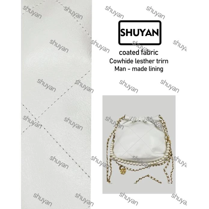 姝宴手工打造真皮女士新款包10228-1白