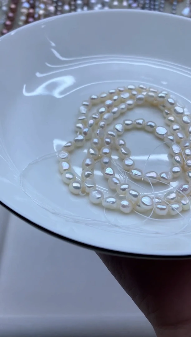 【闪购商品】淡水珍珠颈饰未镶嵌淡水珍珠项链多样性发其一