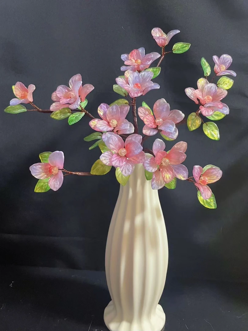 【清仓抢购】琉璃玉簪花（大瓶）  DIY材料包