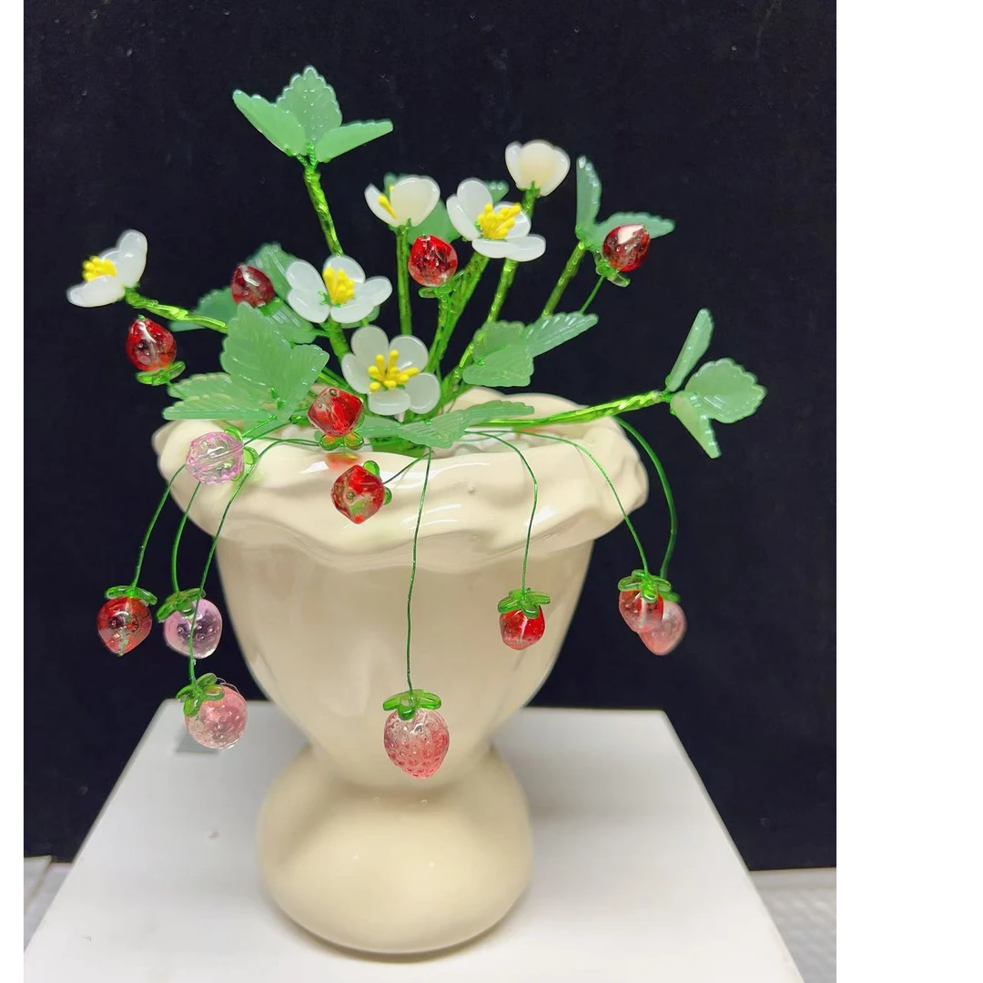 【元旦福利】（大瓶）琉璃草莓  DIY材料包