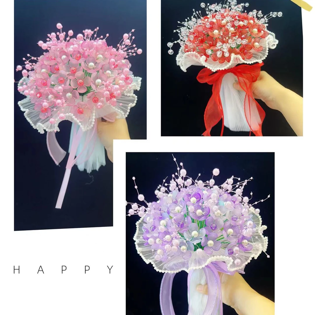 【国庆节福利】小情侣手捧花52朵   手工DIY材料包