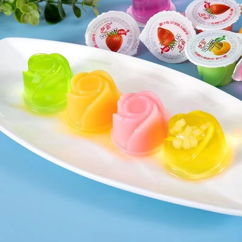 【厂家直销】伊恋乳酸水果味营养果冻果冻批发整箱儿童休闲小吃散装