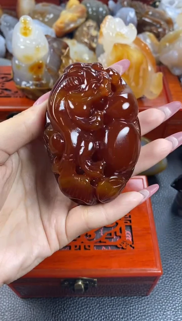 【闪购商品】玛瑙/玉髓手把未镶嵌1