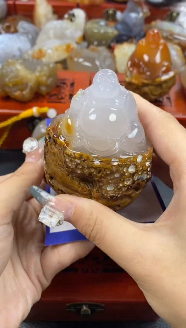 【闪购商品】玛瑙/玉髓摆件未镶嵌1