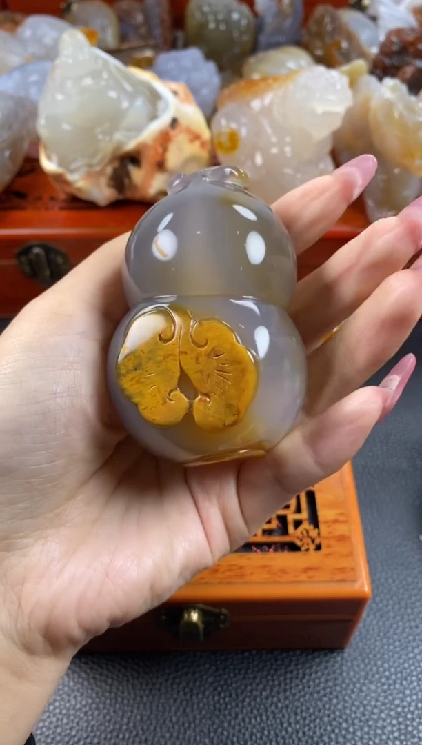 【闪购商品】玛瑙/玉髓手把未镶嵌1