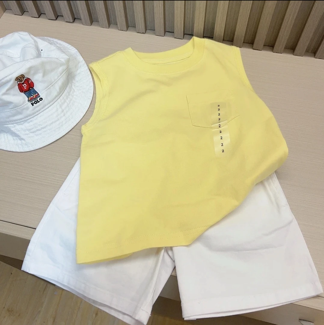 （2）口袋款/儿童夏季时尚圆领T恤