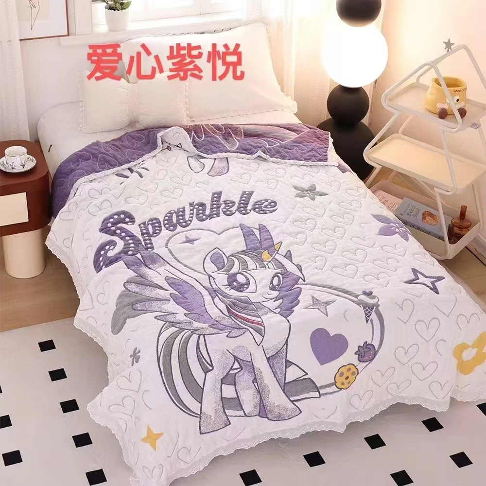 【爱心子悦】150×200   精品细沙泡芙被  空调被