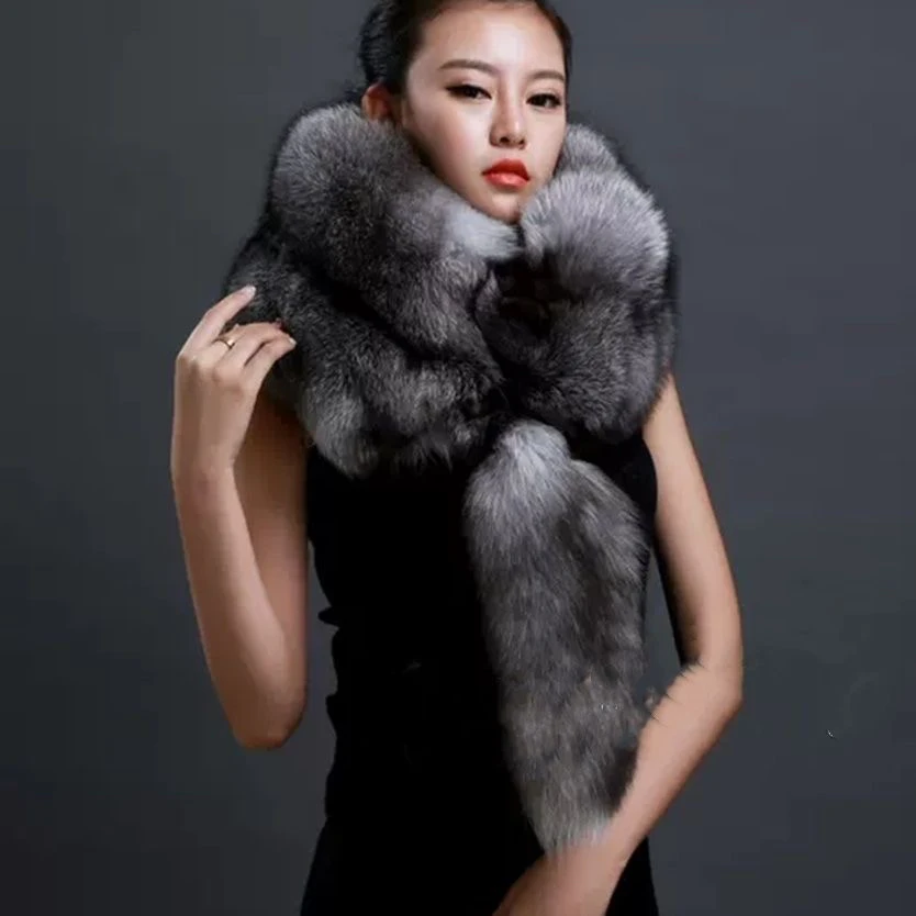 情侣款春秋款毛领一体毛毛网红通用狐狸围巾围脖保暖帽子装饰