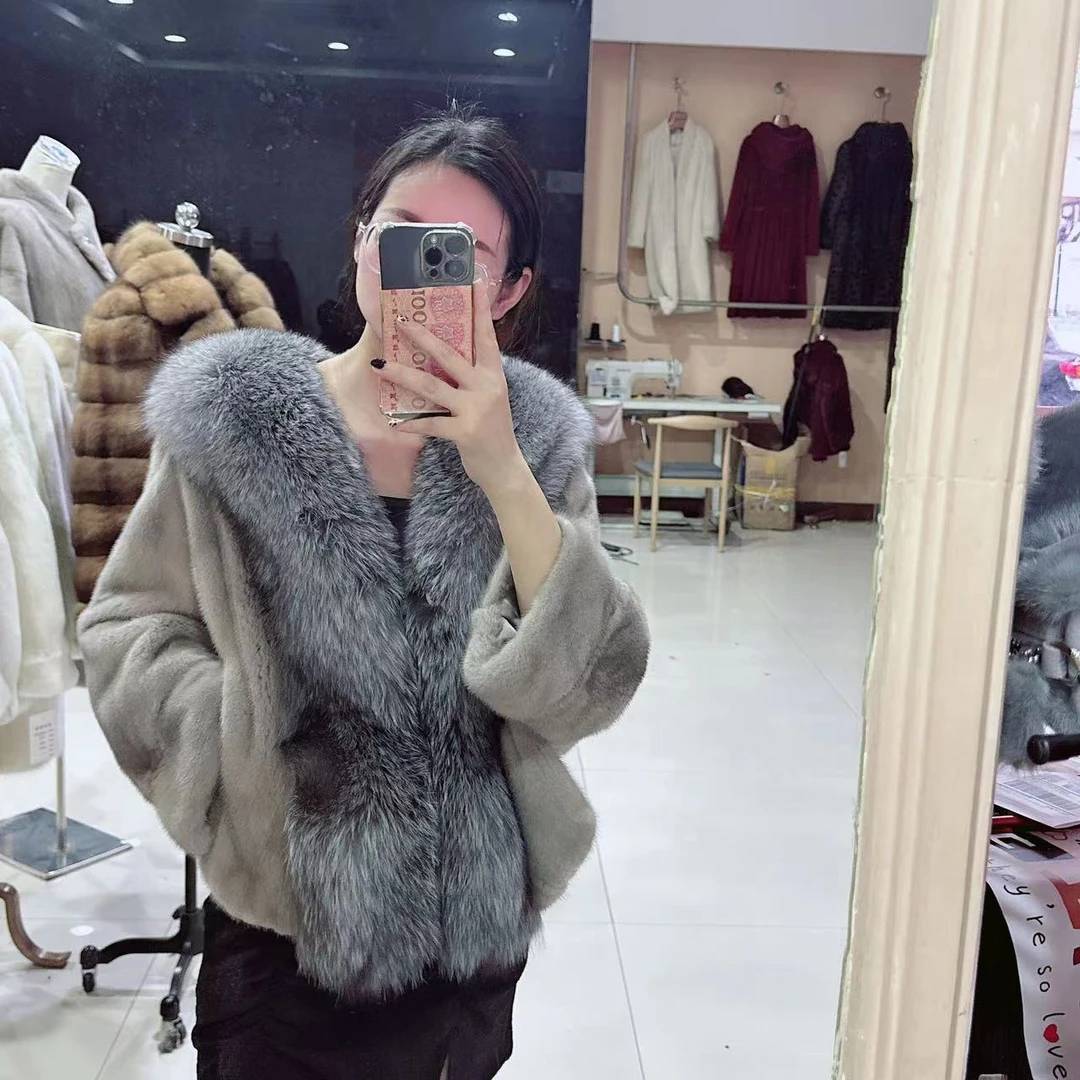 睿宁之家冬季新款蝙蝠袖斗篷外套女