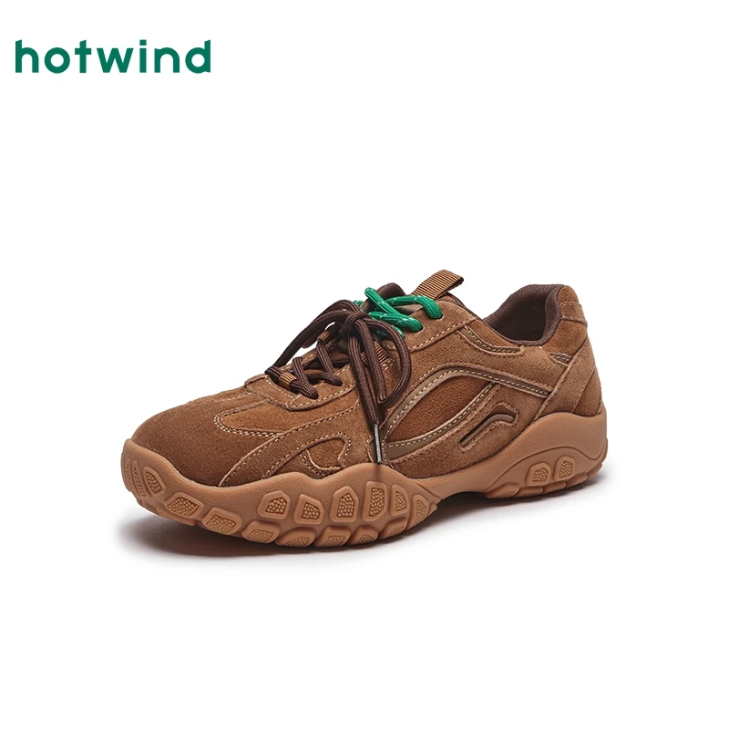 【衣璇儿专属】热风2024年新款女士雅丹风休闲鞋H42W4346