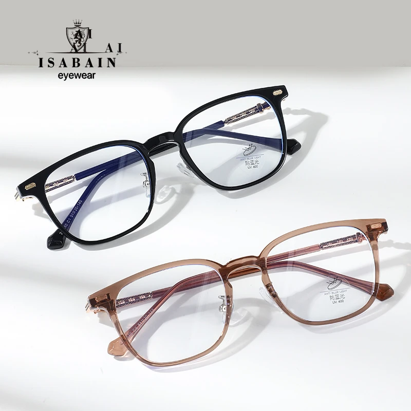 ISABAIN2024新款克复古方圆平光镜可配镜潮流时尚韩版百搭网红ins
