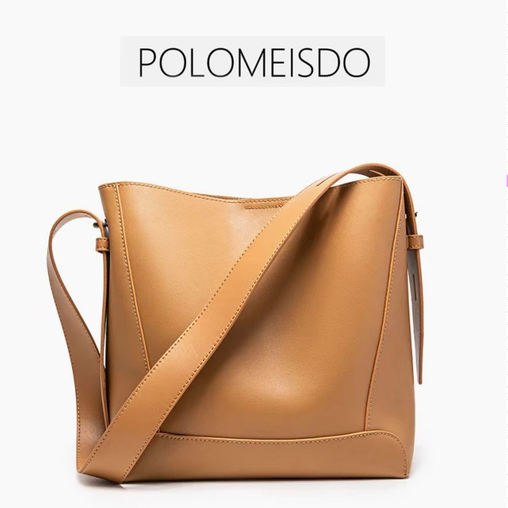 英国POLOMEISDO/新款大容量水桶包通勤托特包百搭单肩包ZP39019