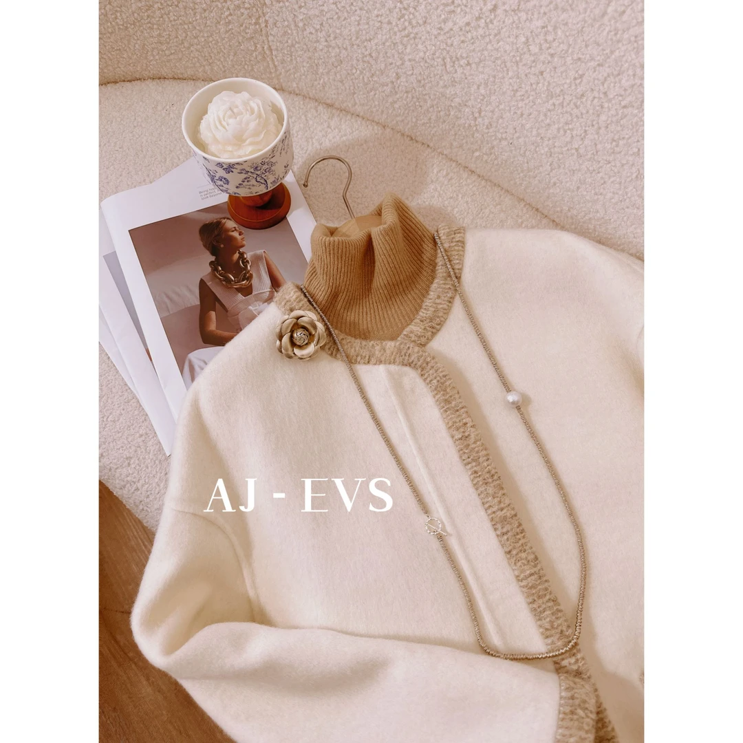 AJ-EVS【品质生活·高奢重磅进口羊毛加厚外套大衣】