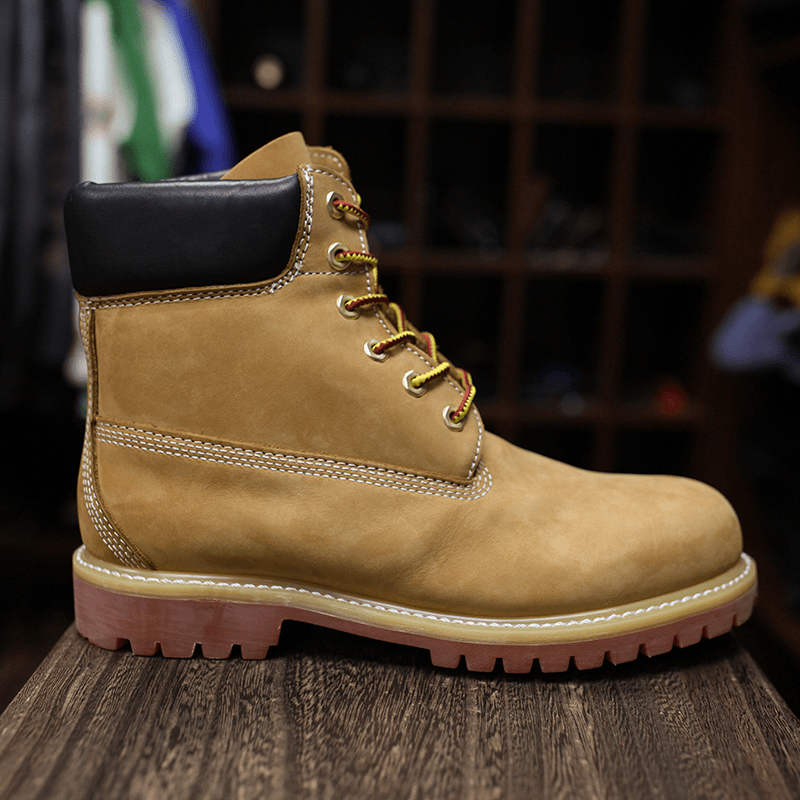 直播福利皮鞋大黄靴