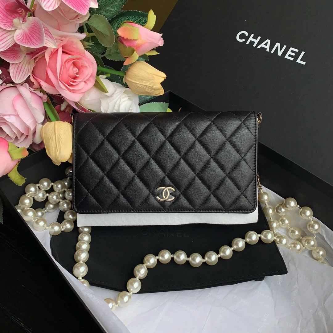 99新 Chanel/香奈儿 /22p珍珠woc 芯片款/sp19692