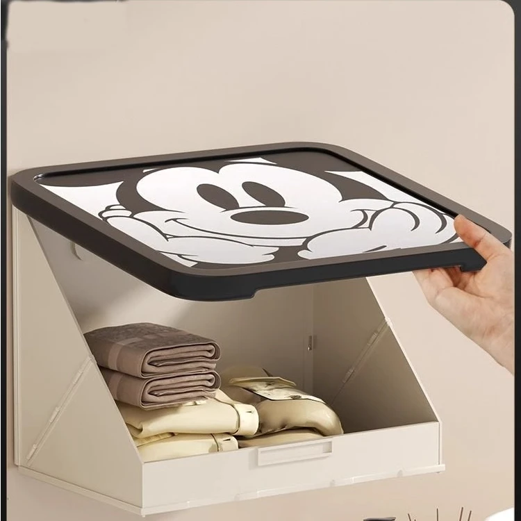 【叮叮专属】浴室壁画收纳箱卫生间放衣服防水免打孔壁挂折叠收纳柜