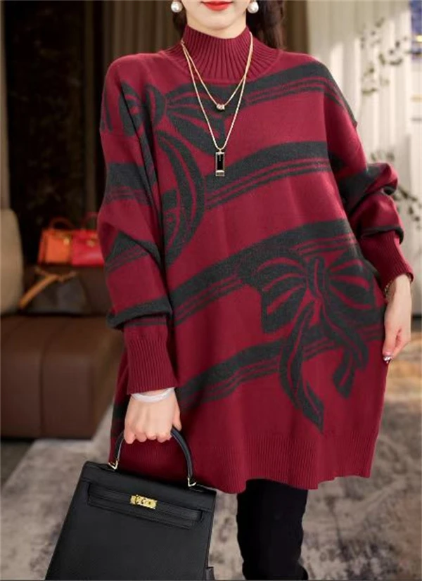 加厚保暖【蝴蝶心结】春夏必备时尚上档次洋气高档毛衣上衣-2019#