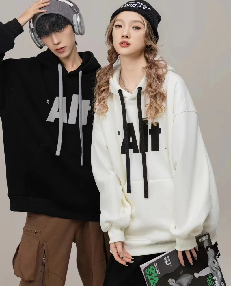 100棉卫衣加厚宽松百搭时尚