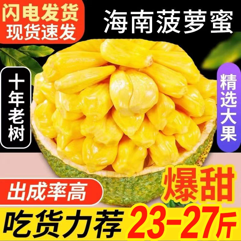 【专属2】海南三亚黄肉菠萝蜜15-48斤新鲜水果一整个包邮