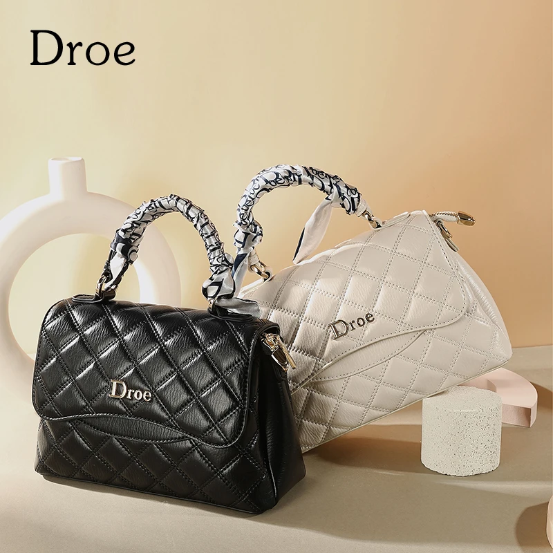 Droe夏季经典小香风休闲百搭女士包包时尚轻奢气质手提女包5057