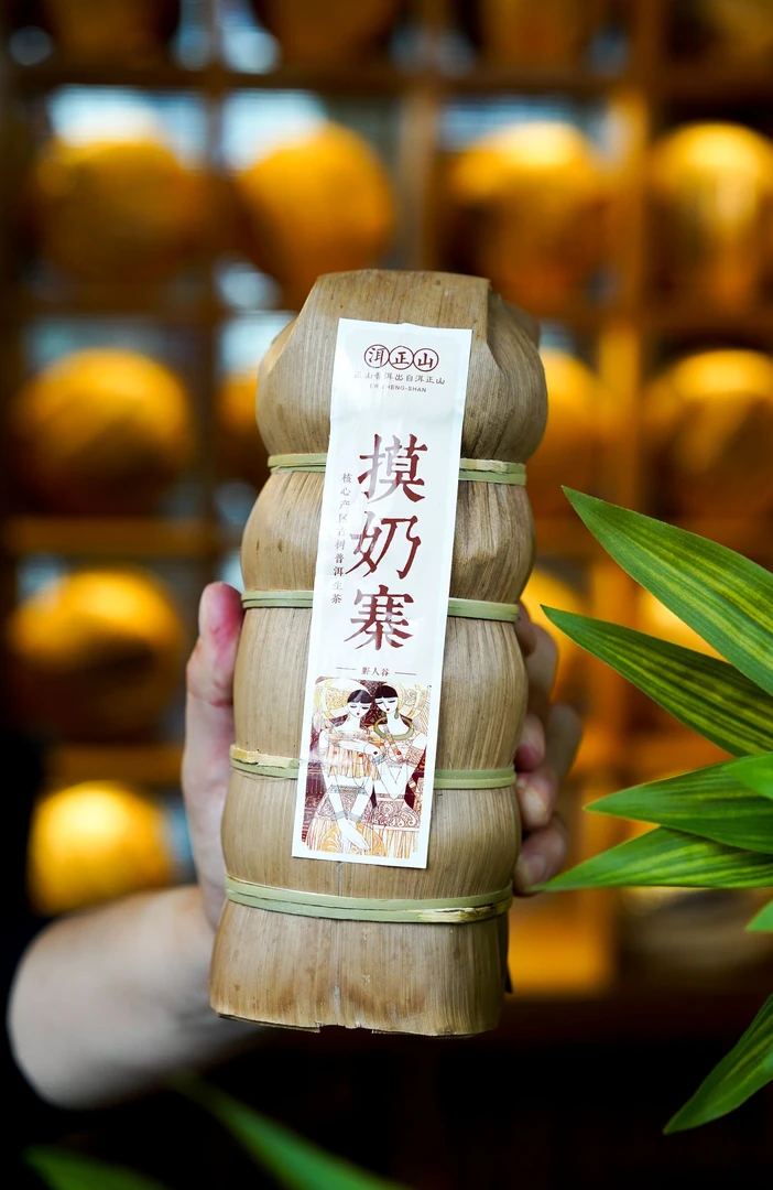 2022年【摸奶寨】原生态热带雨林大树春茶山野气韵空幽雅兰普洱茶