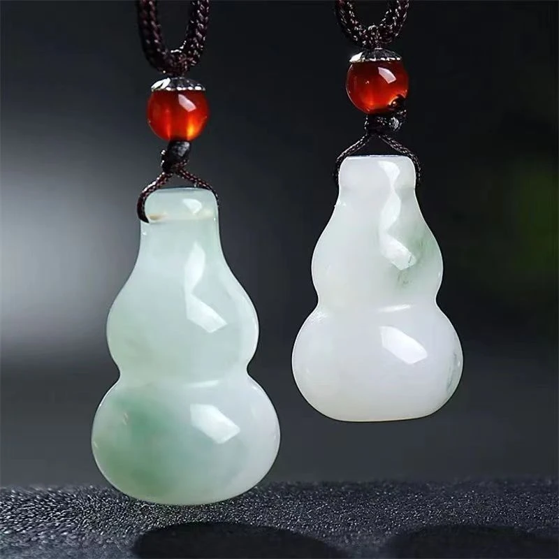天然天山翠葫芦吊坠飘花 男女款时尚百搭