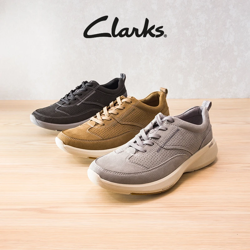 Clarks其乐男鞋雷曼系列2023春季轻量缓震休闲鞋舒适透气运动鞋男