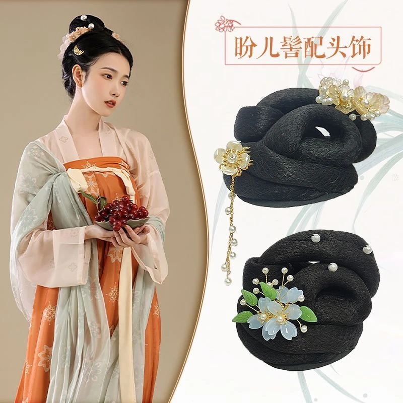 赵盼儿同款发型头饰古风发包古装影视剧造型明宋汉服演出假发发髻