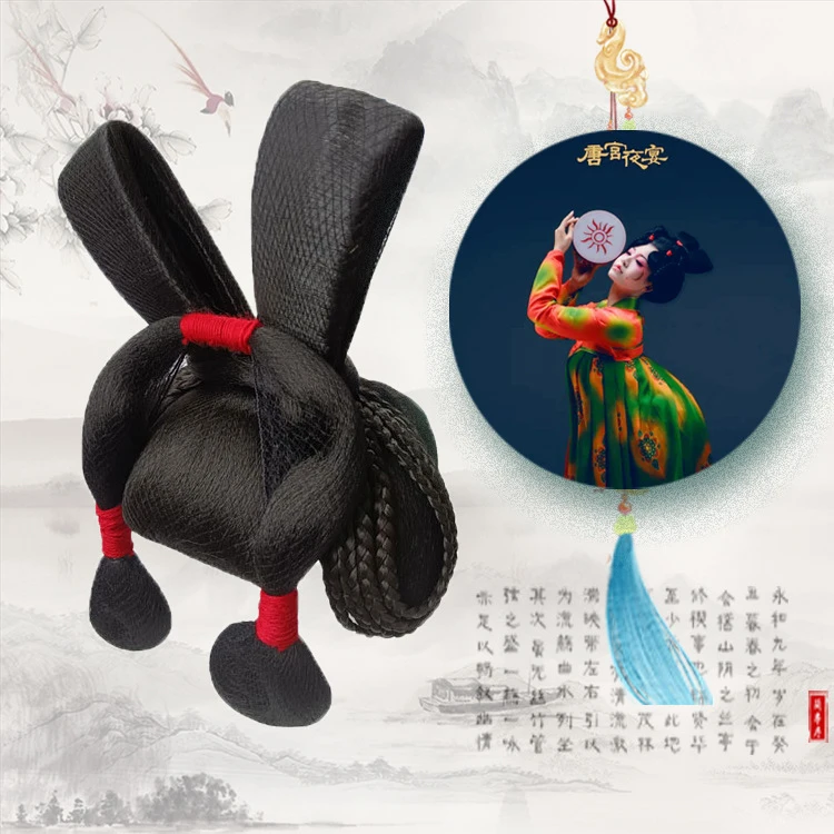 唐宫盛宴同款舞台演出古装汉服假发发髻发包影视剧同款造型