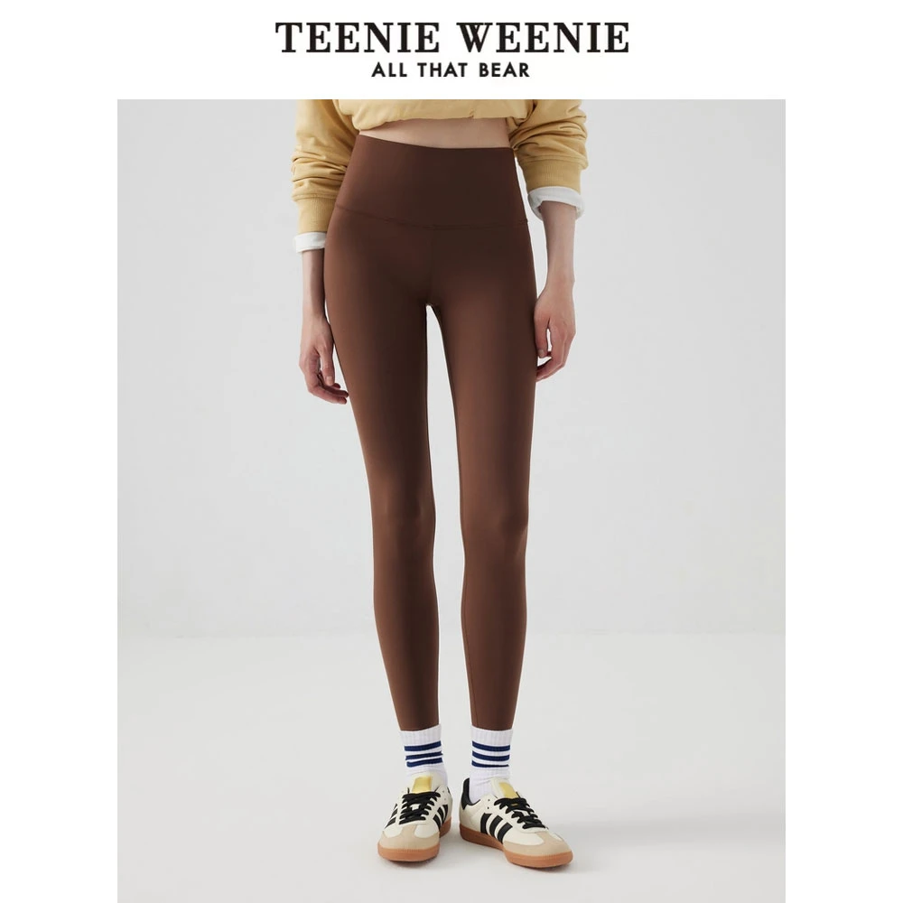 TeenieWeenie小熊24高腰弹力瑜伽裤鲨鱼裤裤运动TTTM243803P