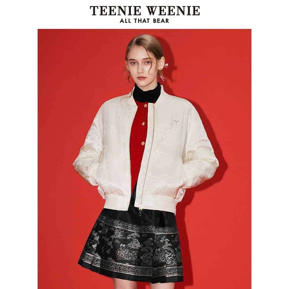 *【TW×南京云锦研究所】小熊25休闲优雅气质棒球服棉服TTJP251102L