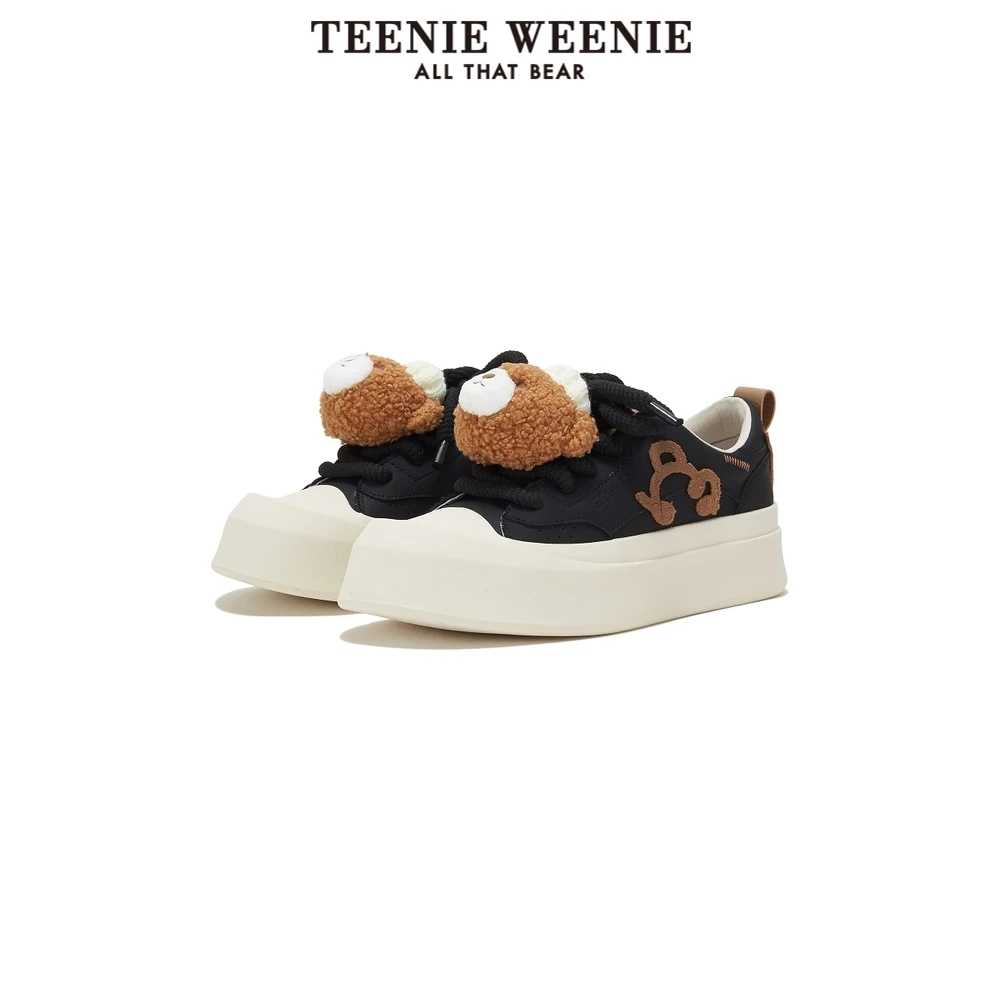 TeenieWeenie小熊2023年秋冬新款时尚低帮厚底鞋女TTAP24S102A