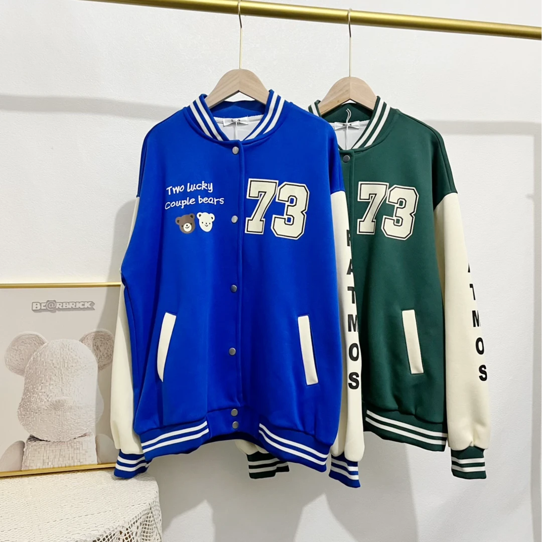 个性长袖时尚休闲印花女士圆领百搭均码秋季宽松春秋潮流