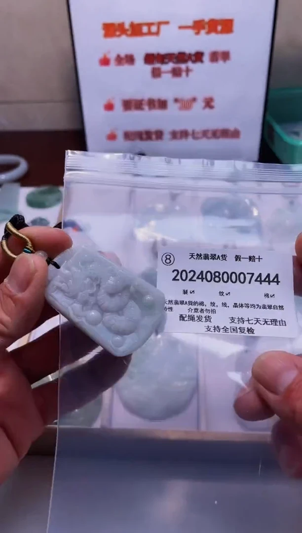 【闪购商品】翡翠颈饰未镶嵌闪购商品8号店20240800024